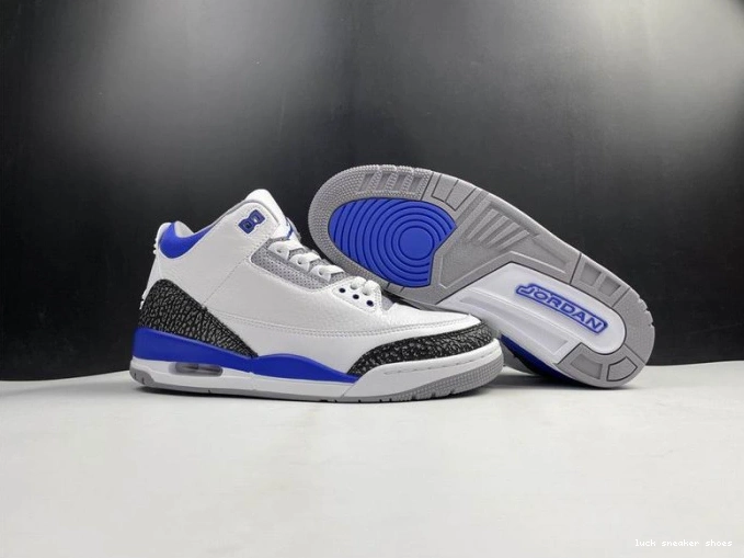 Rep LUCY Blue 3 Air Racer Jordan CT8532-145 0630